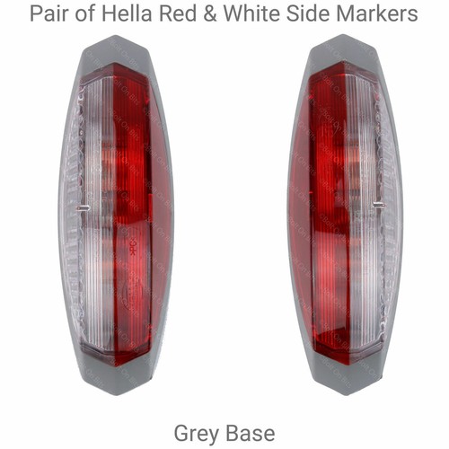 Pair hella red white side - red,