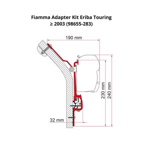 Fiamma kit eriba touring - kit,