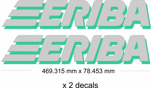 Eriba puck caravan decals - eriba,
