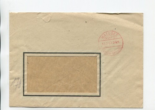 Fee paid letter cash franking