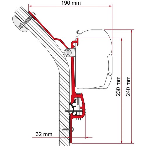 Fiamma kit eriba touring - fiamma, |
