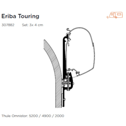 Thule eriba touring adaptor - touring,