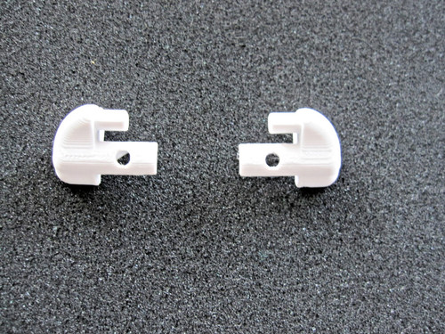 Pair end pieces caps - 1, in