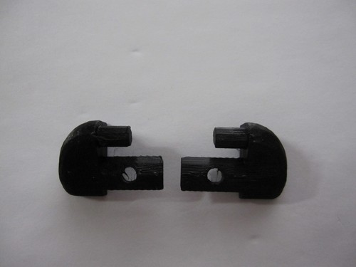 Pair end pieces caps - pieces/caps, (for