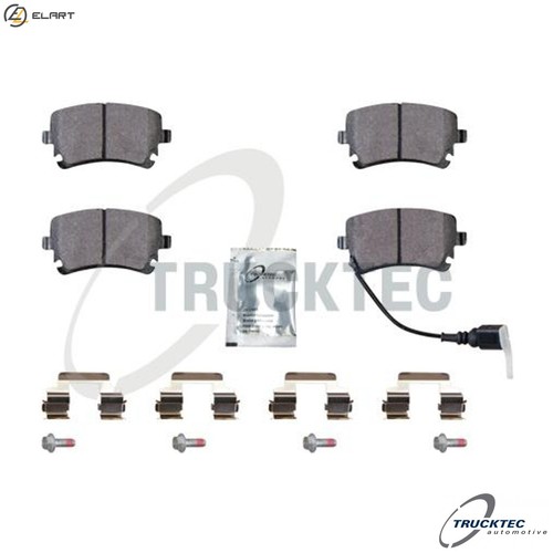 Brake pad set - pad,