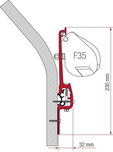 Fiamma f35 adapter eriba - fiamma,