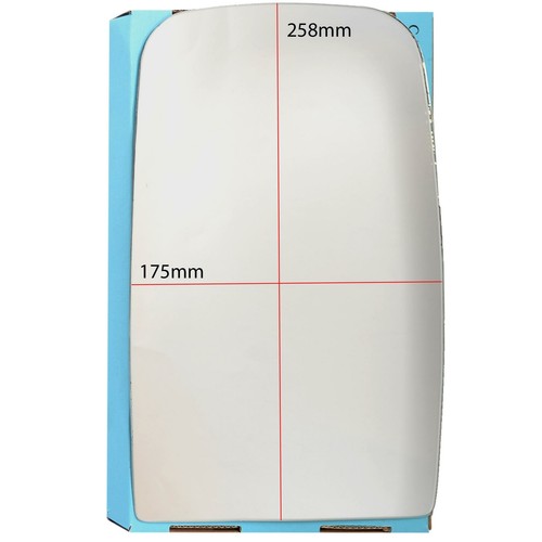 Convex upper wing mirror glass - upper,