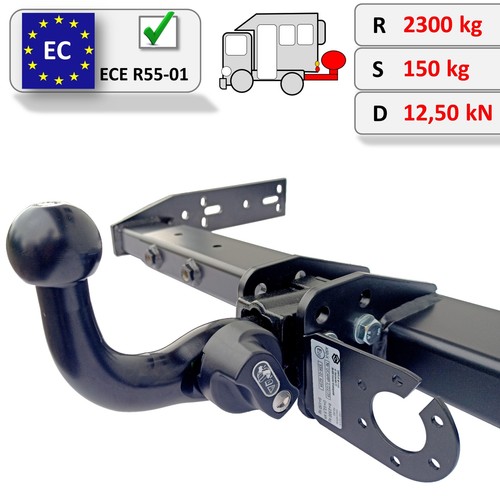 Universal detachable towbar - detachable,