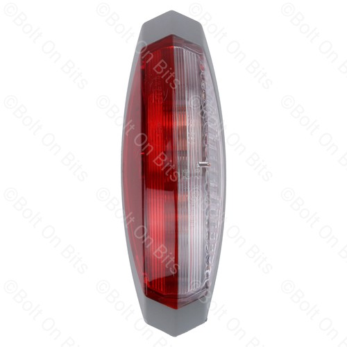 Eriba caravan red white - caravan, side