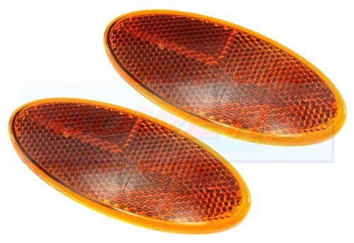 Hella oval amber orange - 2x,