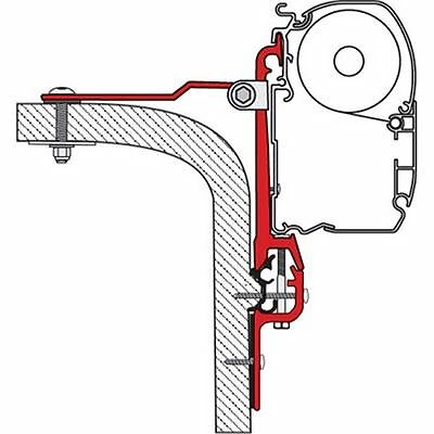 Fiamma adapter brackets eriba - brackets,