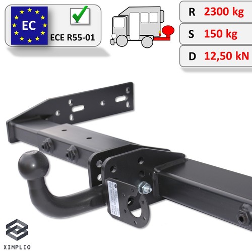 Adjustable towbar swan neck - adjustable,